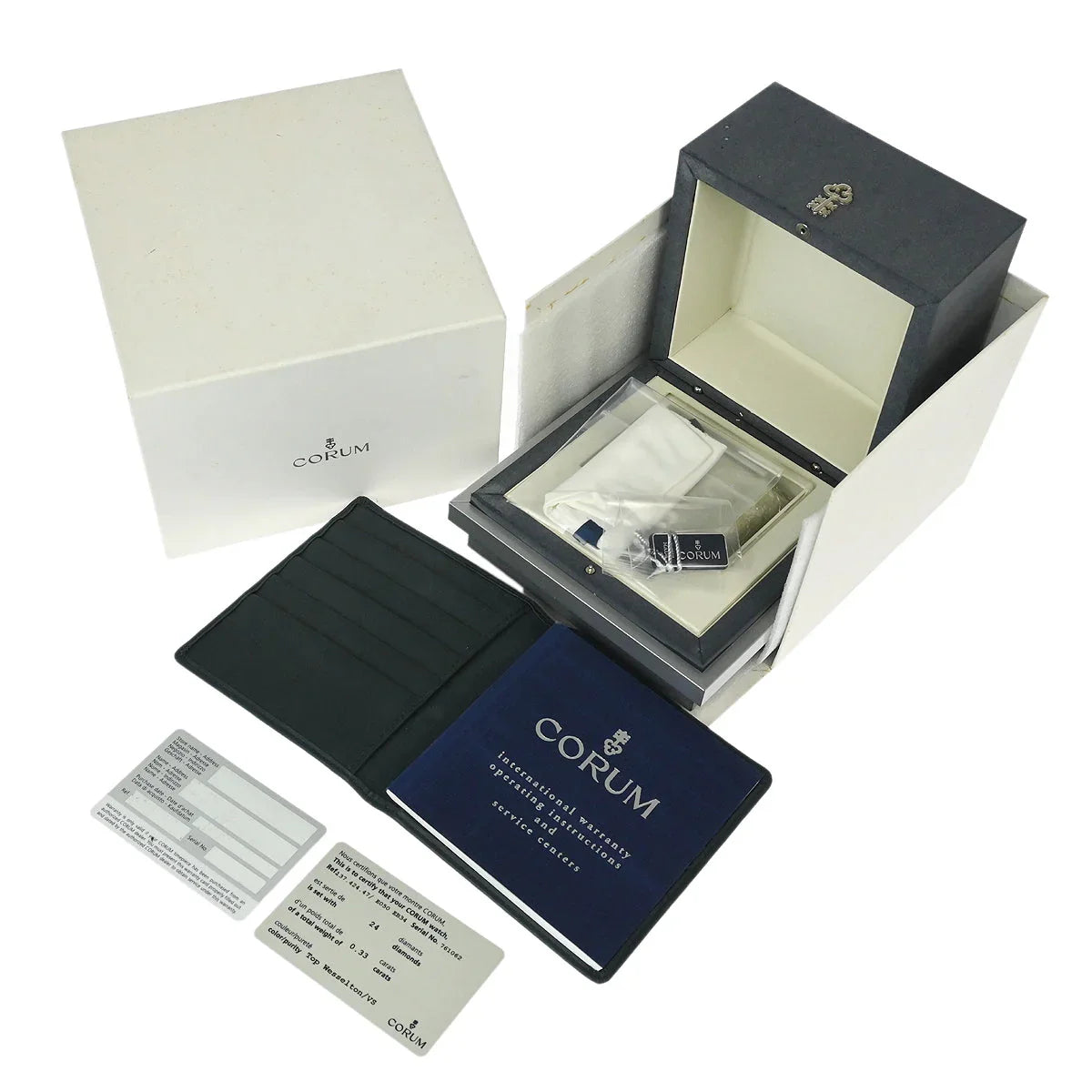 Corum Sugar Cube Ref.137.424.47 Quartz Watc