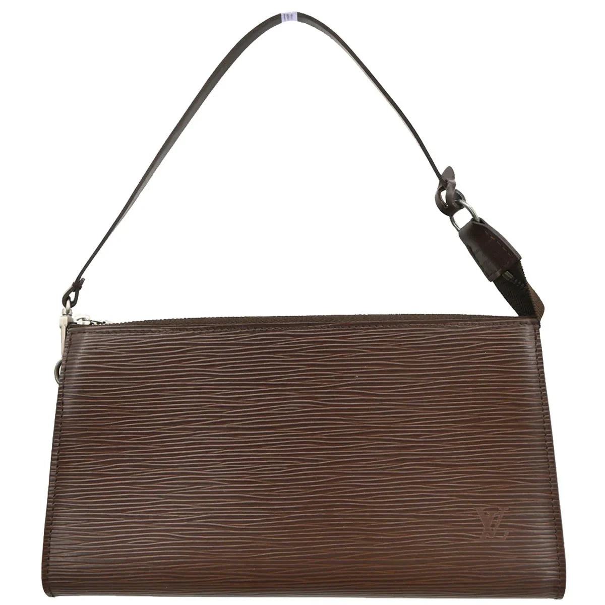 Louis Vuitton 2001 Brown Epi Pochette Accessoires Pouch Handbag M5294D