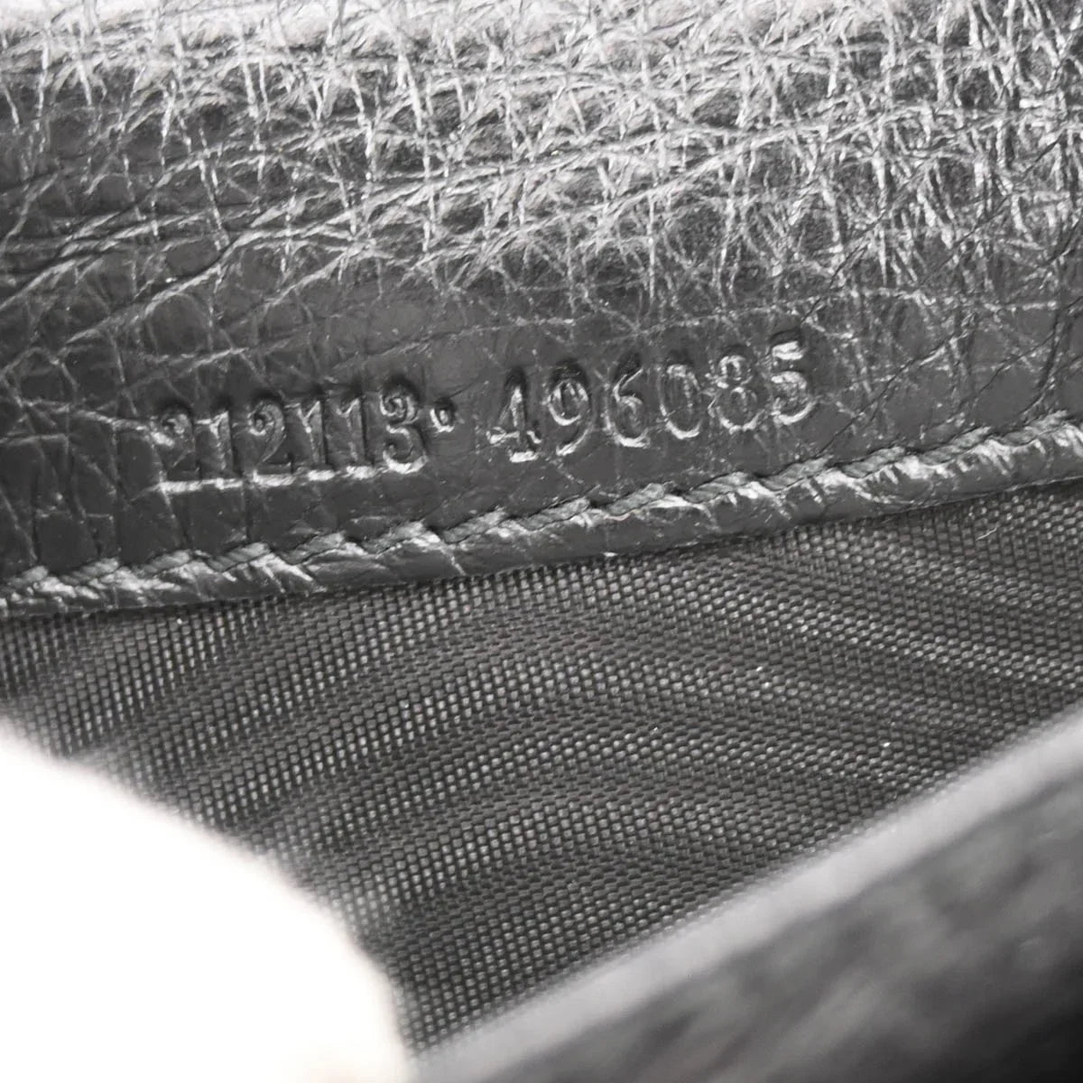 Gucci Black Canvas GG Bifold Wallet