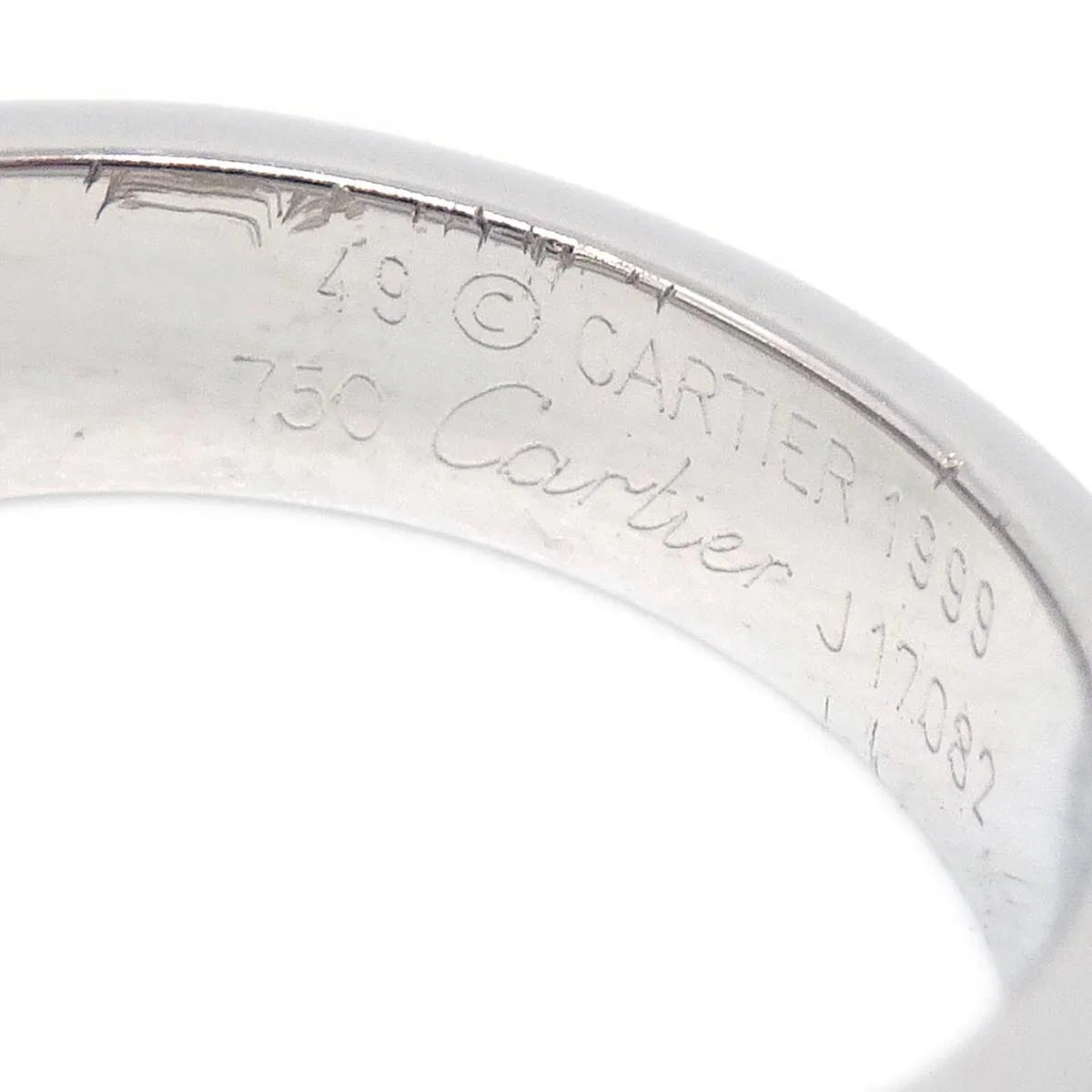 Cartier Tank Ring Aquamarine 750 #49 #9 J17082