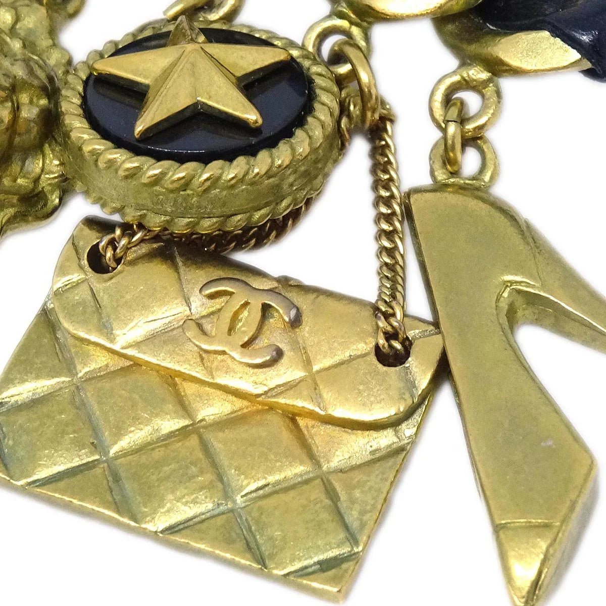 Chanel Icon Brooch Pin Gold 95P