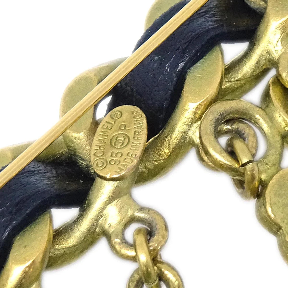 Chanel Icon Brooch Pin Gold 95P