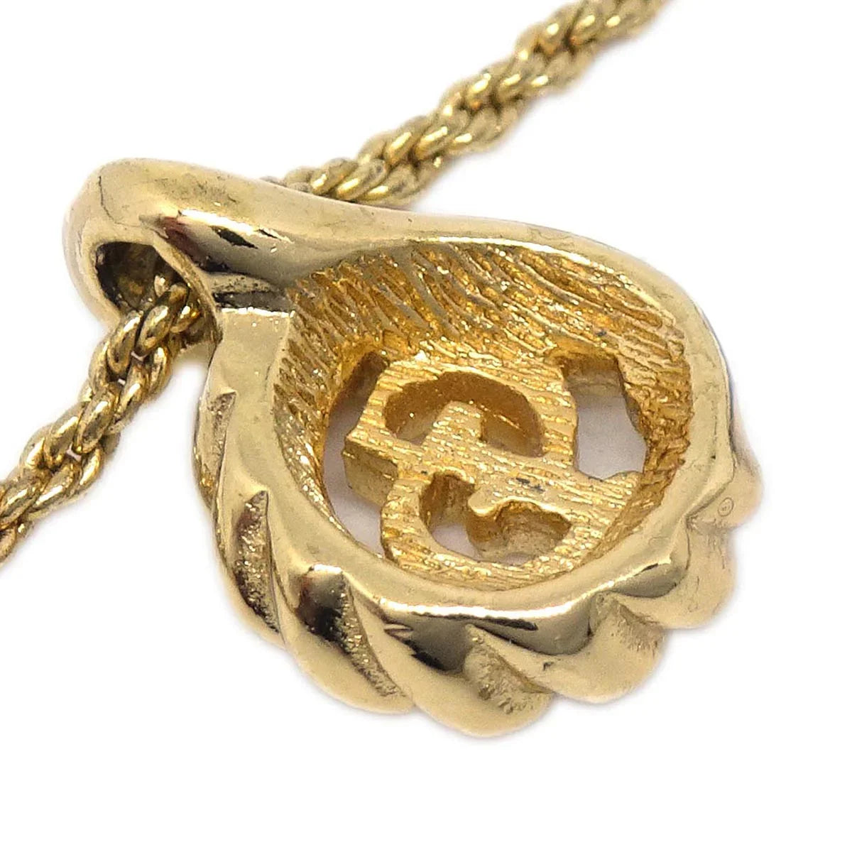 Christian Dior Necklace Pendant Gold