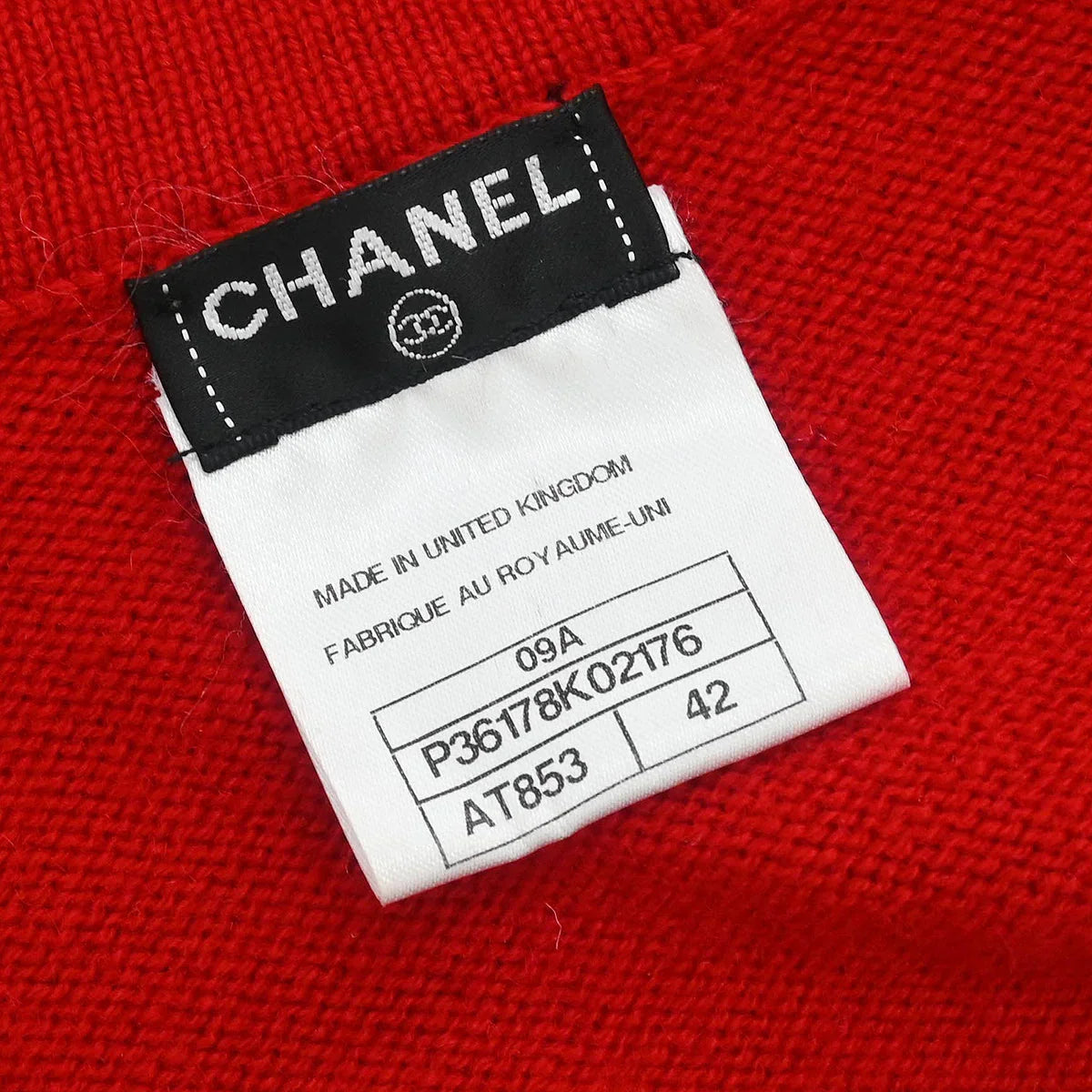Chanel 2009 Cardigan Red #42