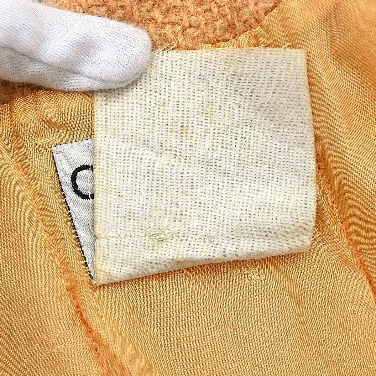 Chanel 1993 Collarless Jacket Orange #34