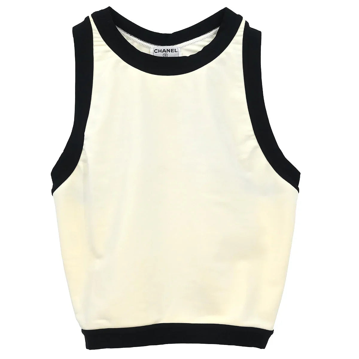 Chanel 1996 Sleeveless Top White #42