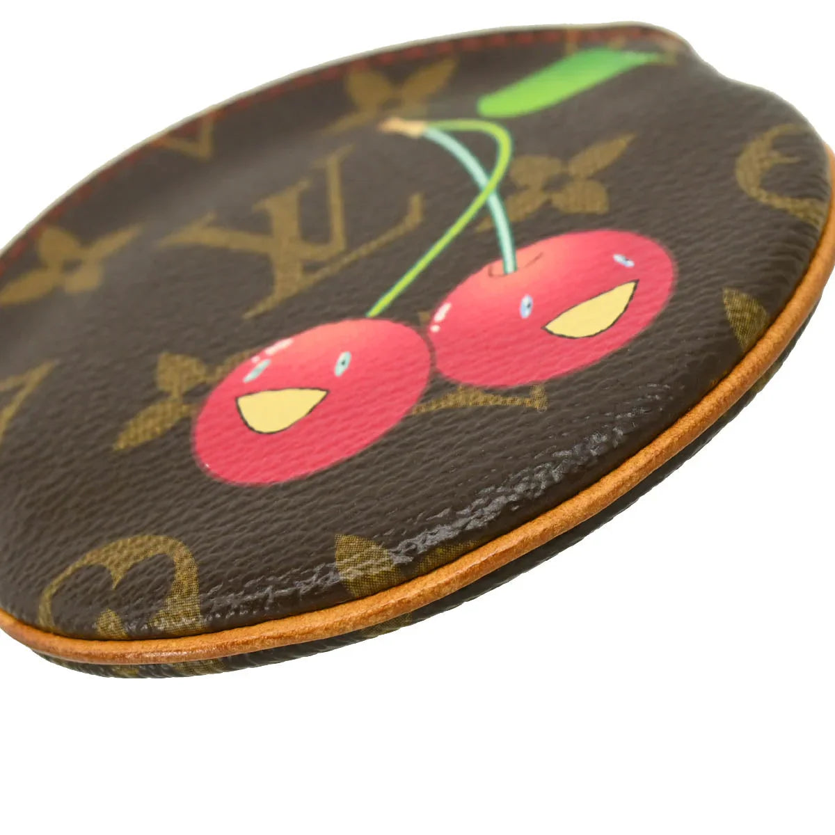 Louis Vuitton 2005 Cherry Porte Monnaie Rond Coin Case Wallet M95043