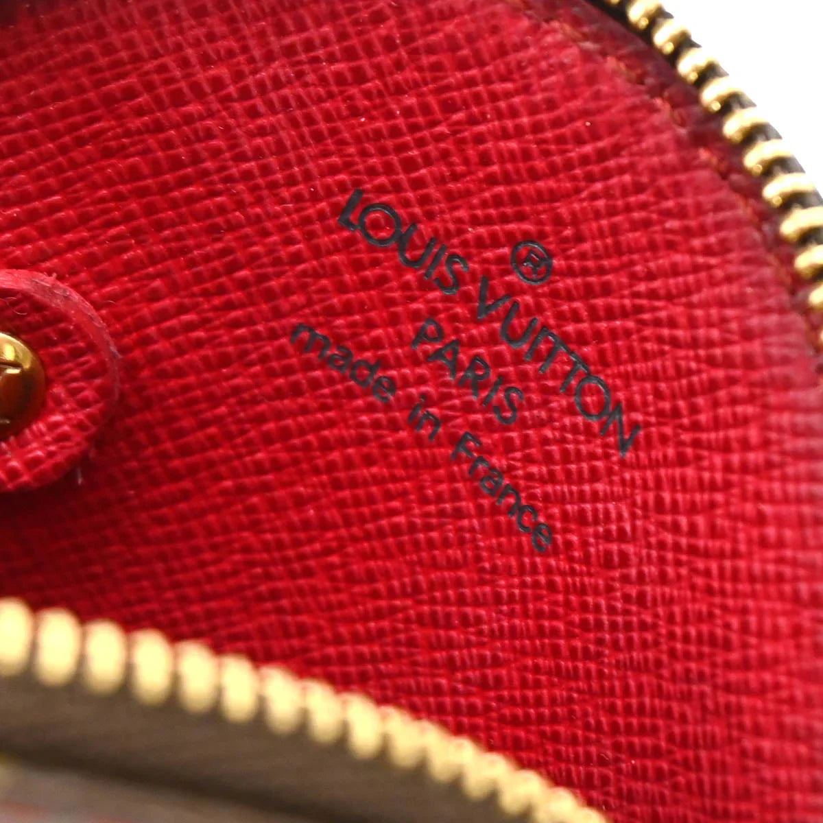 Louis Vuitton 2005 Cherry Porte Monnaie Rond Coin Case Wallet M95043