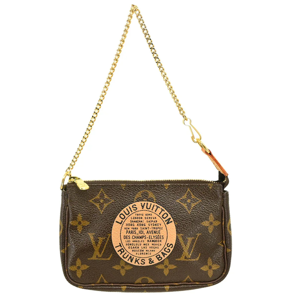 Louis Vuitton 2008 Monogram Mini Pochette Accessoires Handbag M60153
