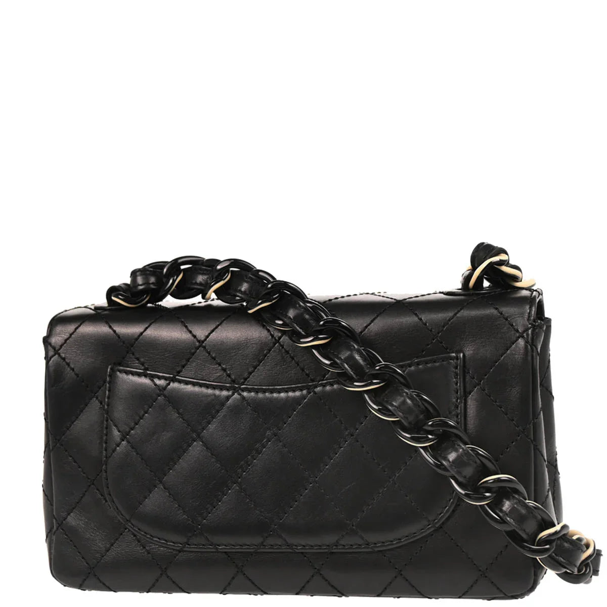 Chanel 2000-2002 Black Lambskin Shoulder Bag