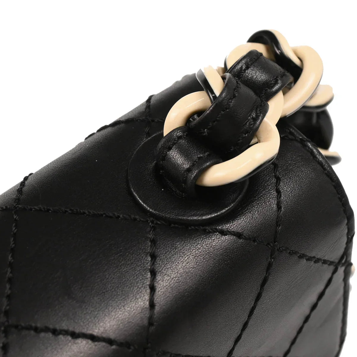Chanel 2000-2002 Black Lambskin Shoulder Bag