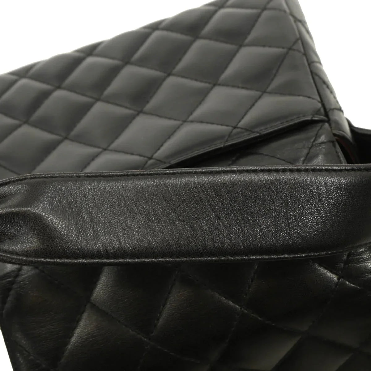 Chanel 1996-1997 Black Lambskin Handbag