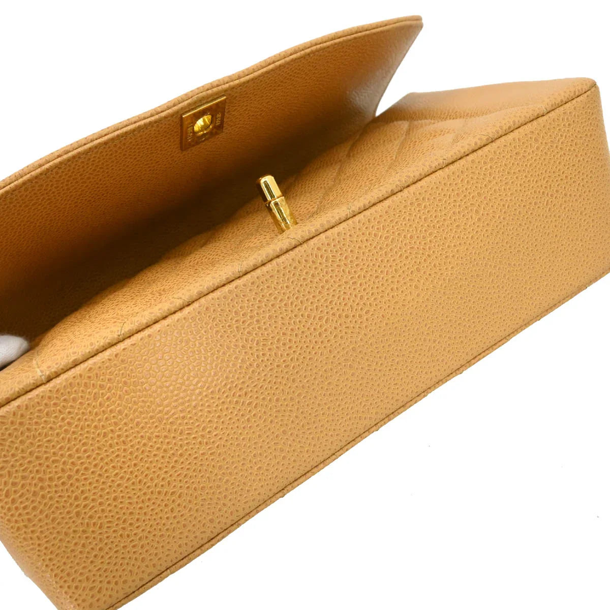 Chanel Beige Caviar Medium Diana Shoulder Bag