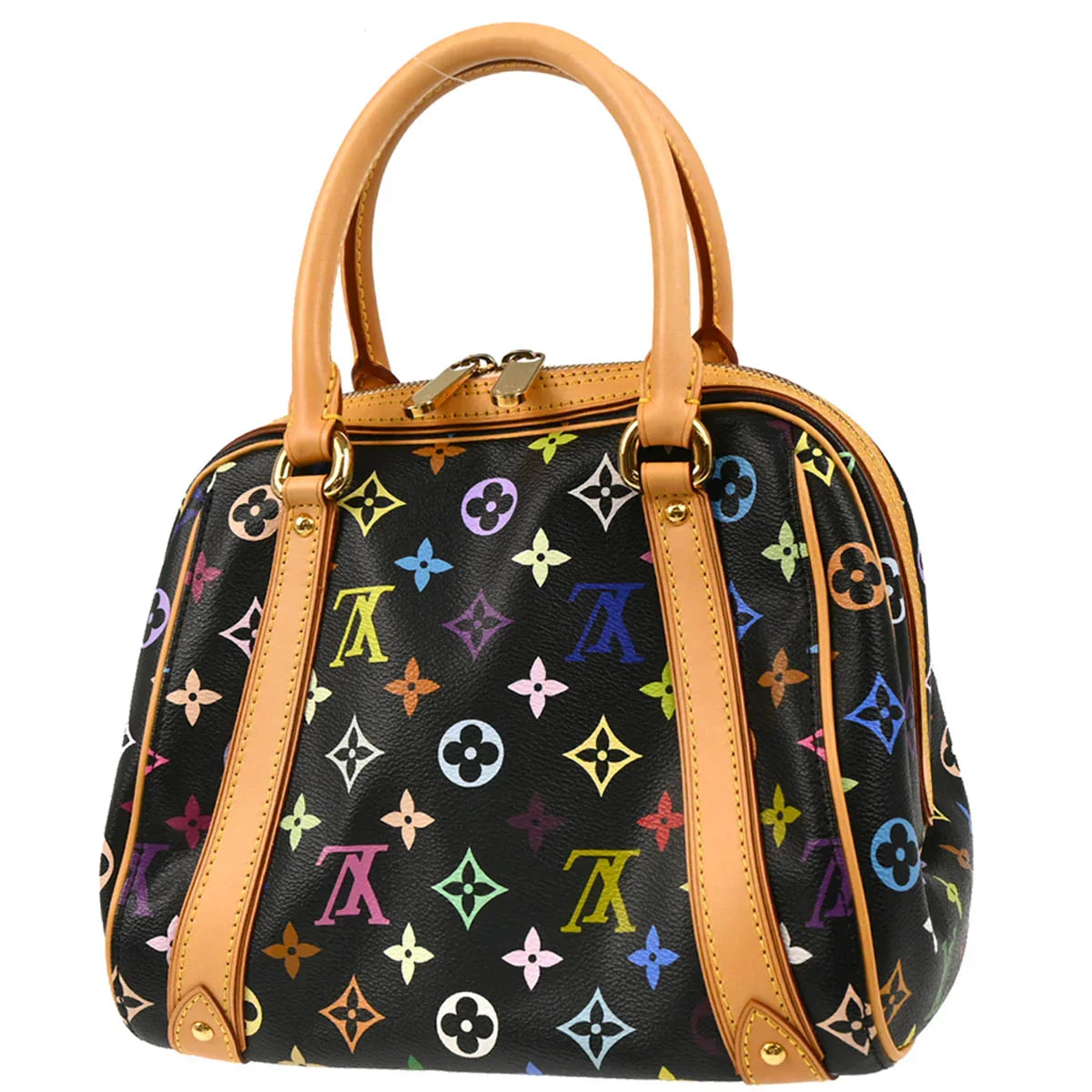 Louis Vuitton 2007 Black Monogram Multicolor Priscilla Handbag M40097