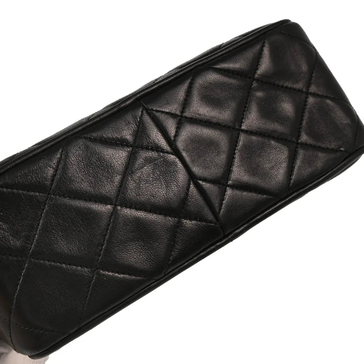 Chanel 1994-1996 Black Lambskin Camera Bag Mini