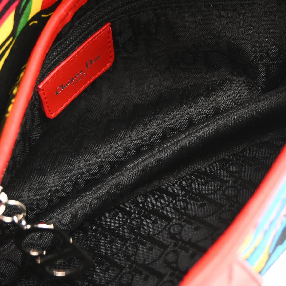 Christian Dior 2003 Red Dior Mania Saddle Handbag