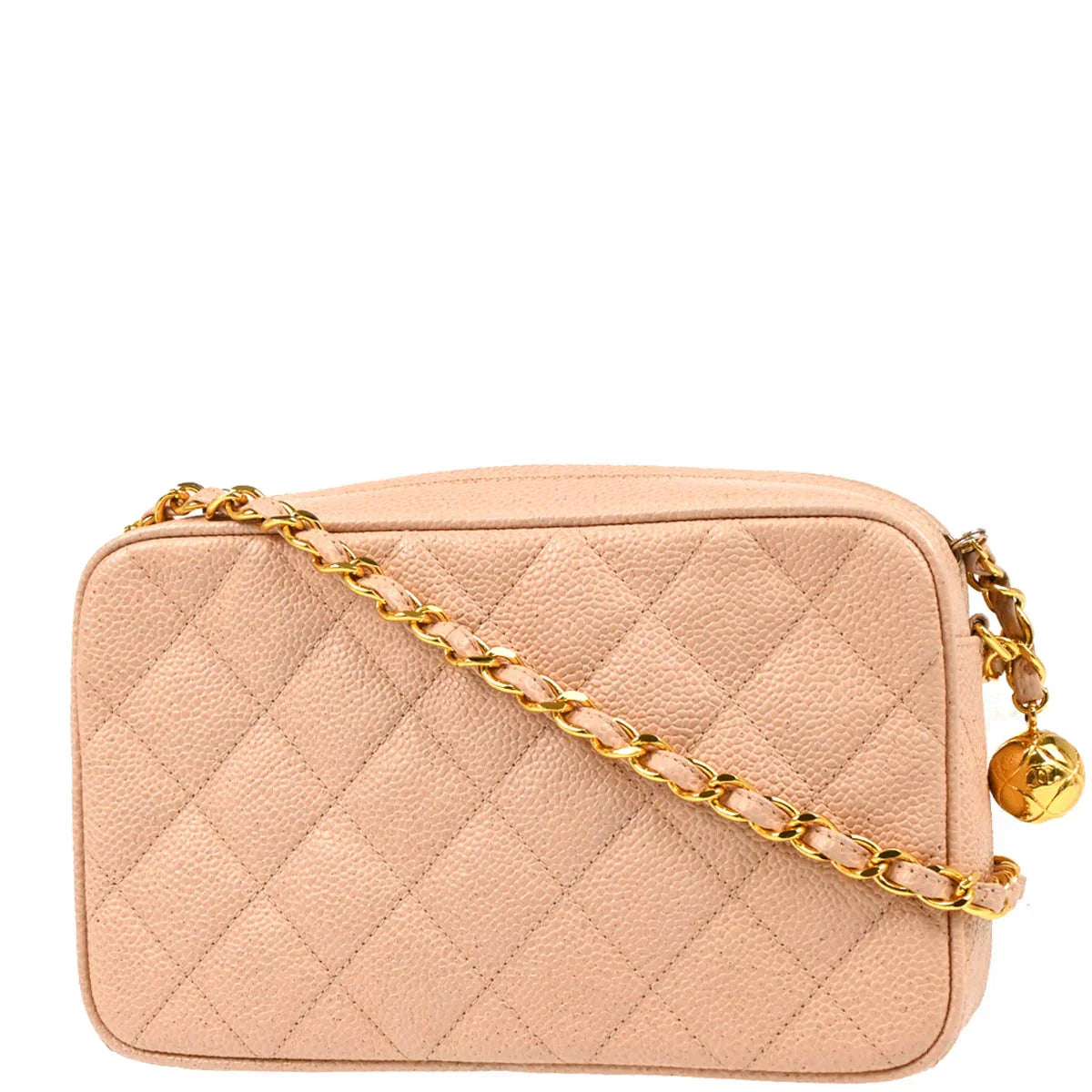 Chanel 1994-1996 Pink Caviar Camera Bag
