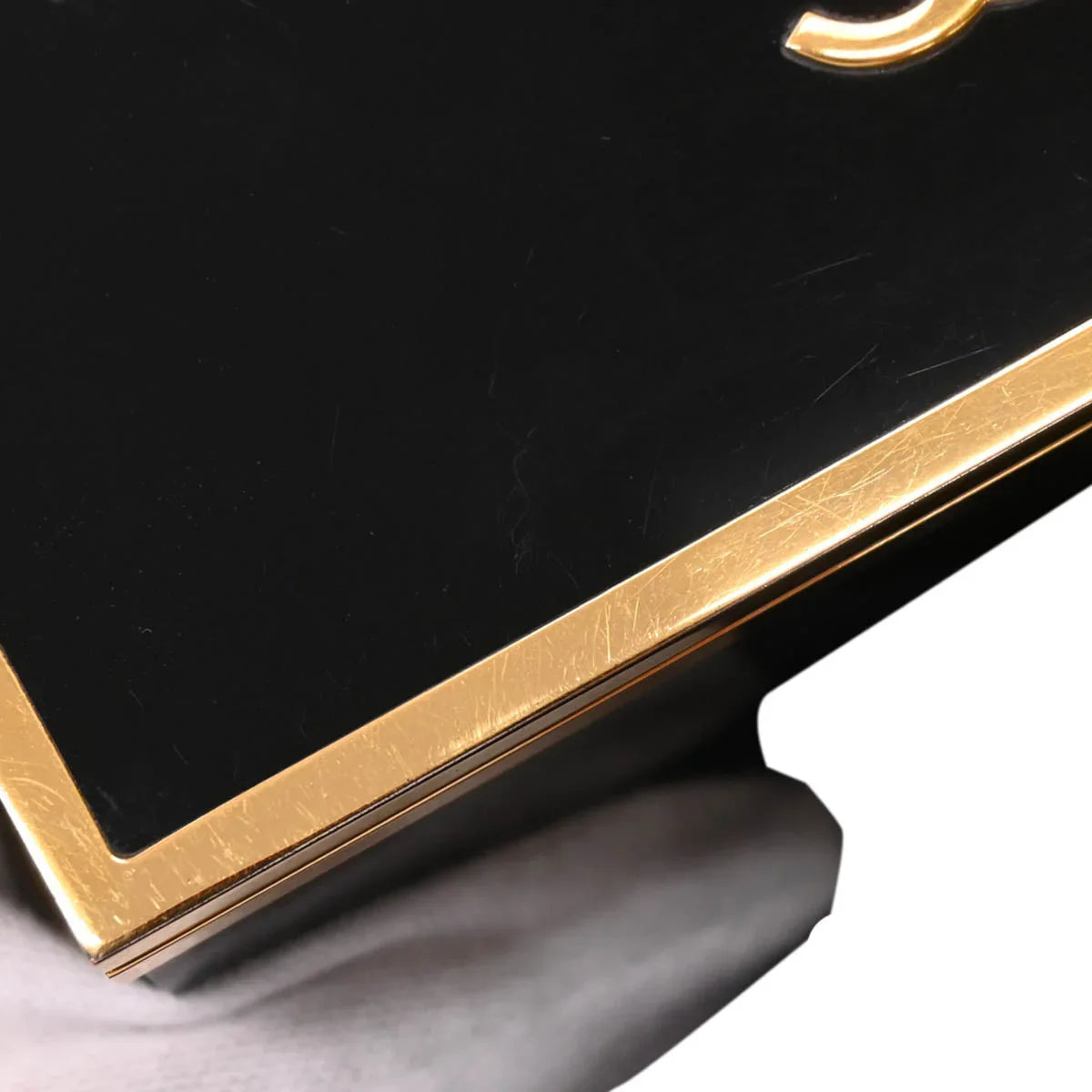 Chanel Black Acrylic Runway Lucite Minaudiere Box Shoulder Bag
