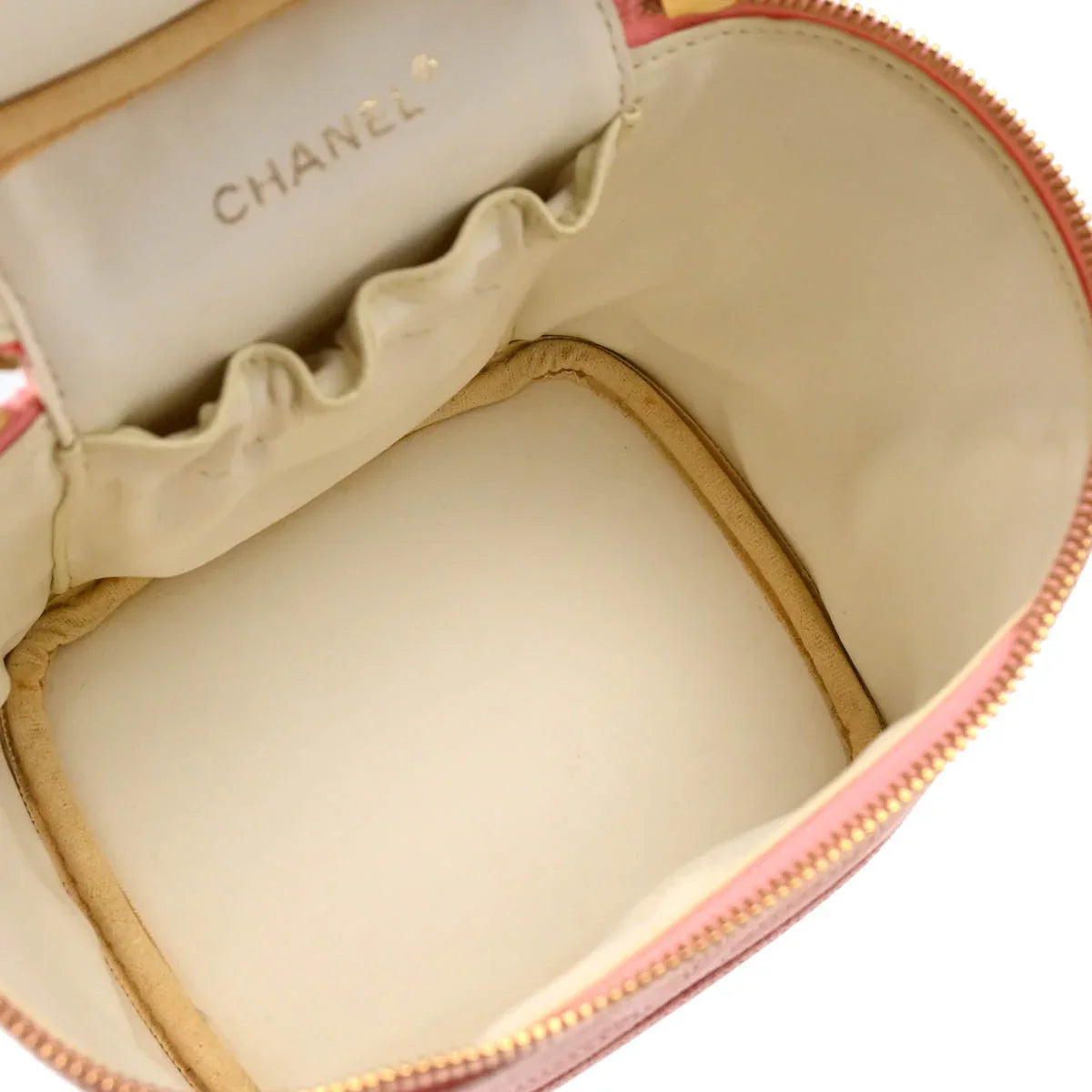 Chanel 2003-2004 Pink Caviar Timeless Vanity Handbag