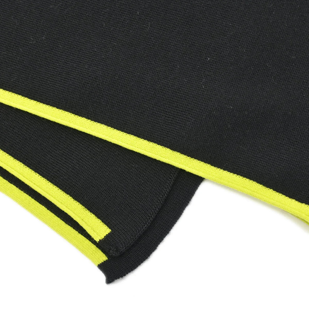 Chanel Sport Line Shawl Stole Black Small Good