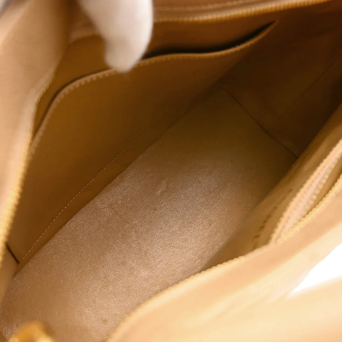 Chanel Beige Caviar Medallion Tote Handbag