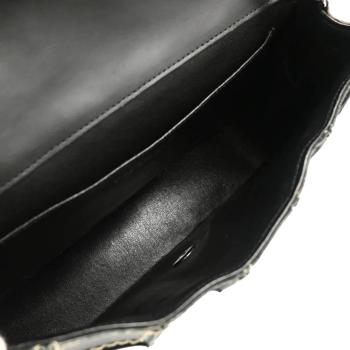 Chanel 2002-2003 Black Calfskin Shoulder Bag