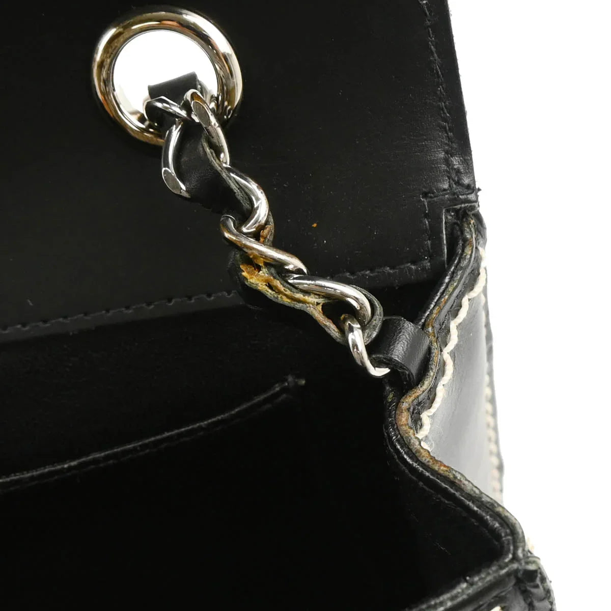Chanel 2002-2003 Black Calfskin Shoulder Bag