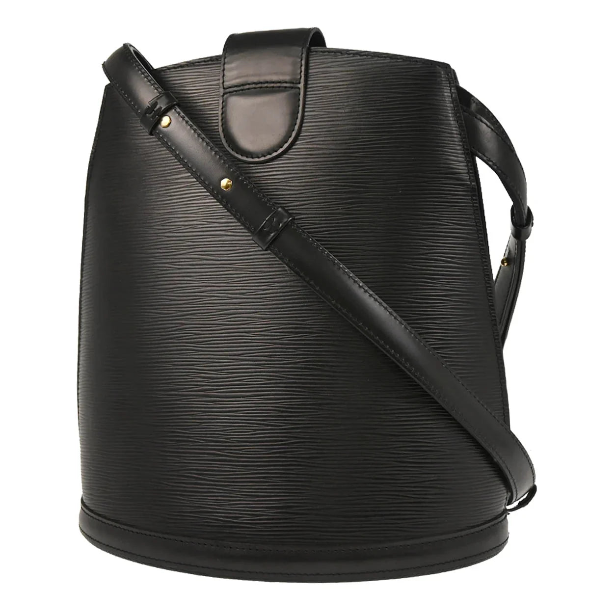 Louis Vuitton 1995 Black Epi Cluny Shoulder Bag M52252