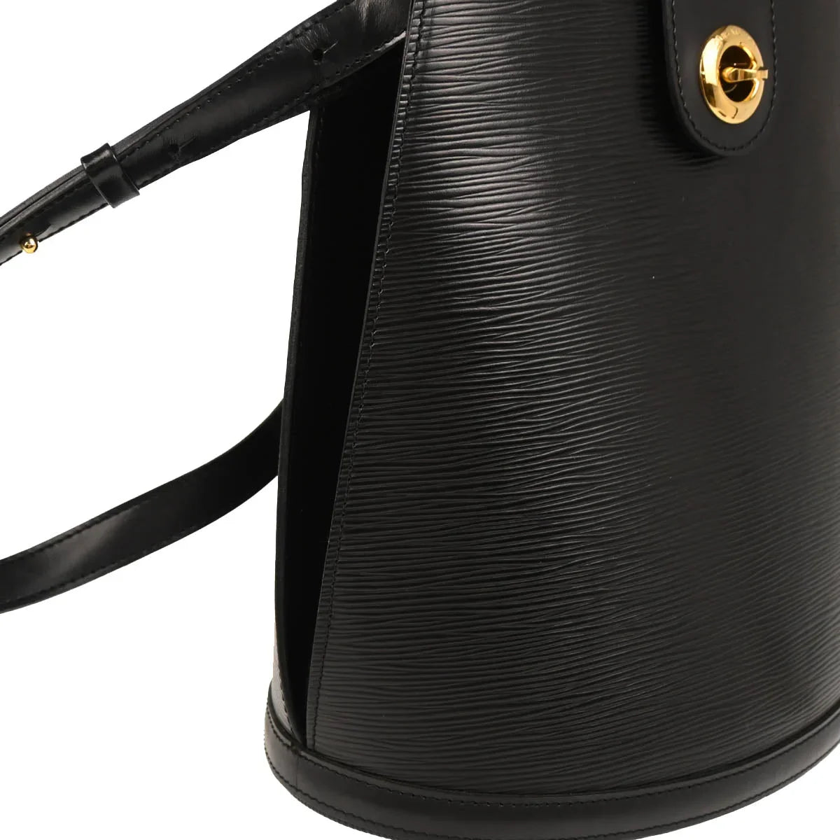 Louis Vuitton 1995 Black Epi Cluny Shoulder Bag M52252
