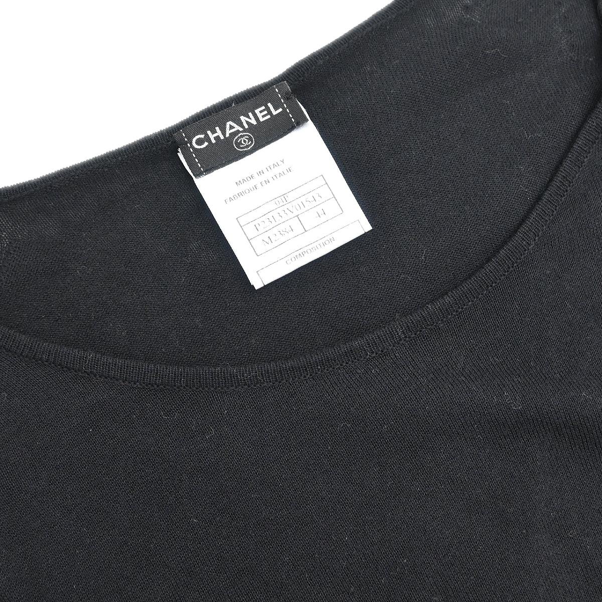 Chanel Mesh T-shirt Black #42