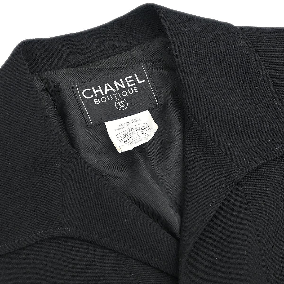 Chanel 1997 Jacket Black #36