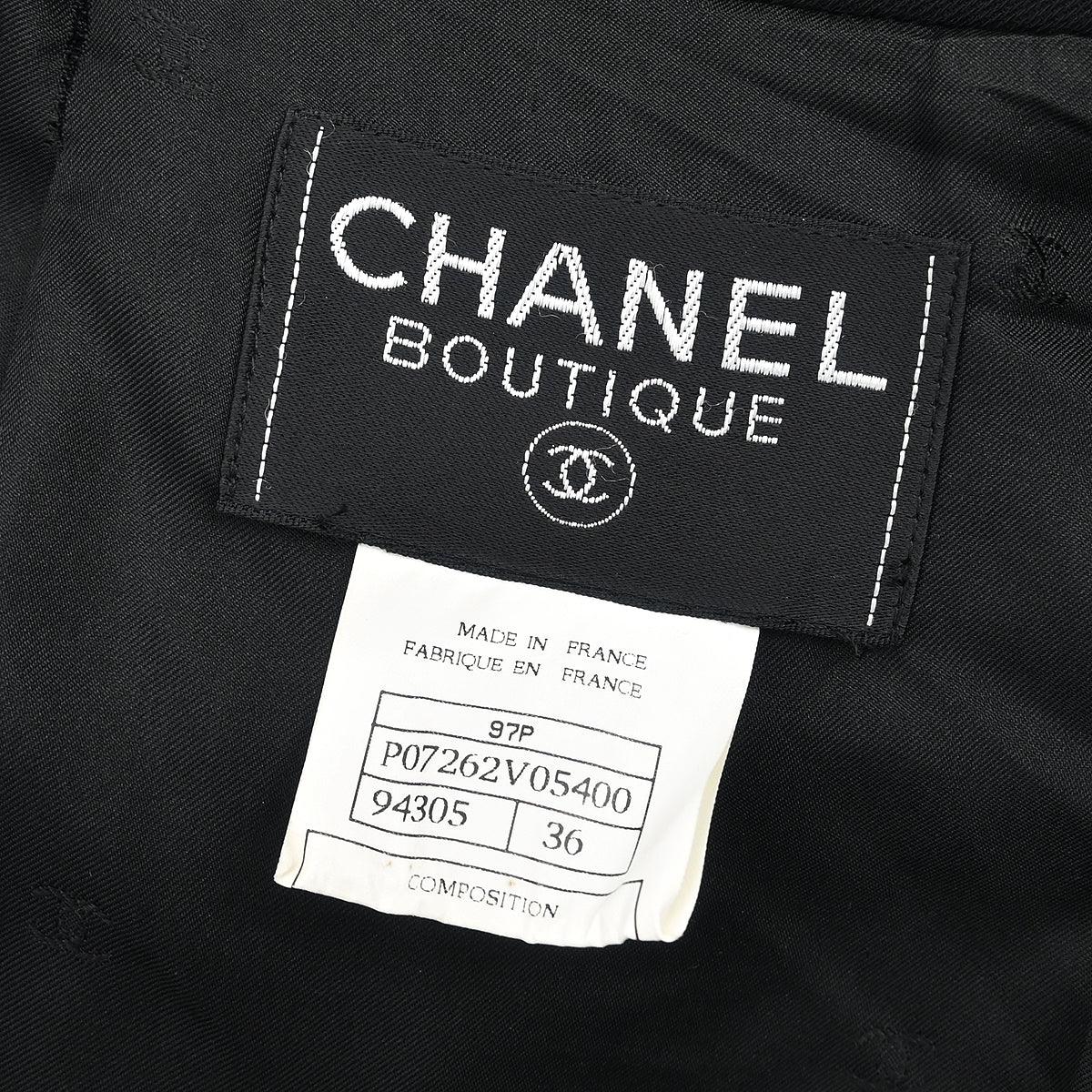 Chanel 1997 Jacket Black #36