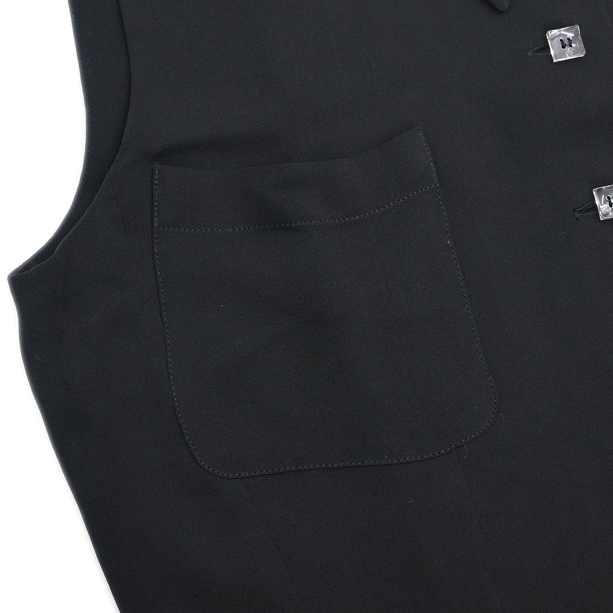 Chanel 1999 Vest Jacket Black #38