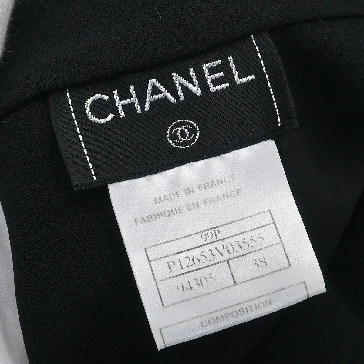 Chanel 1999 Vest Jacket Black #38