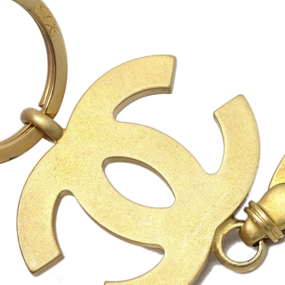 Chanel Gold Key Holder Bag Charm Small Good