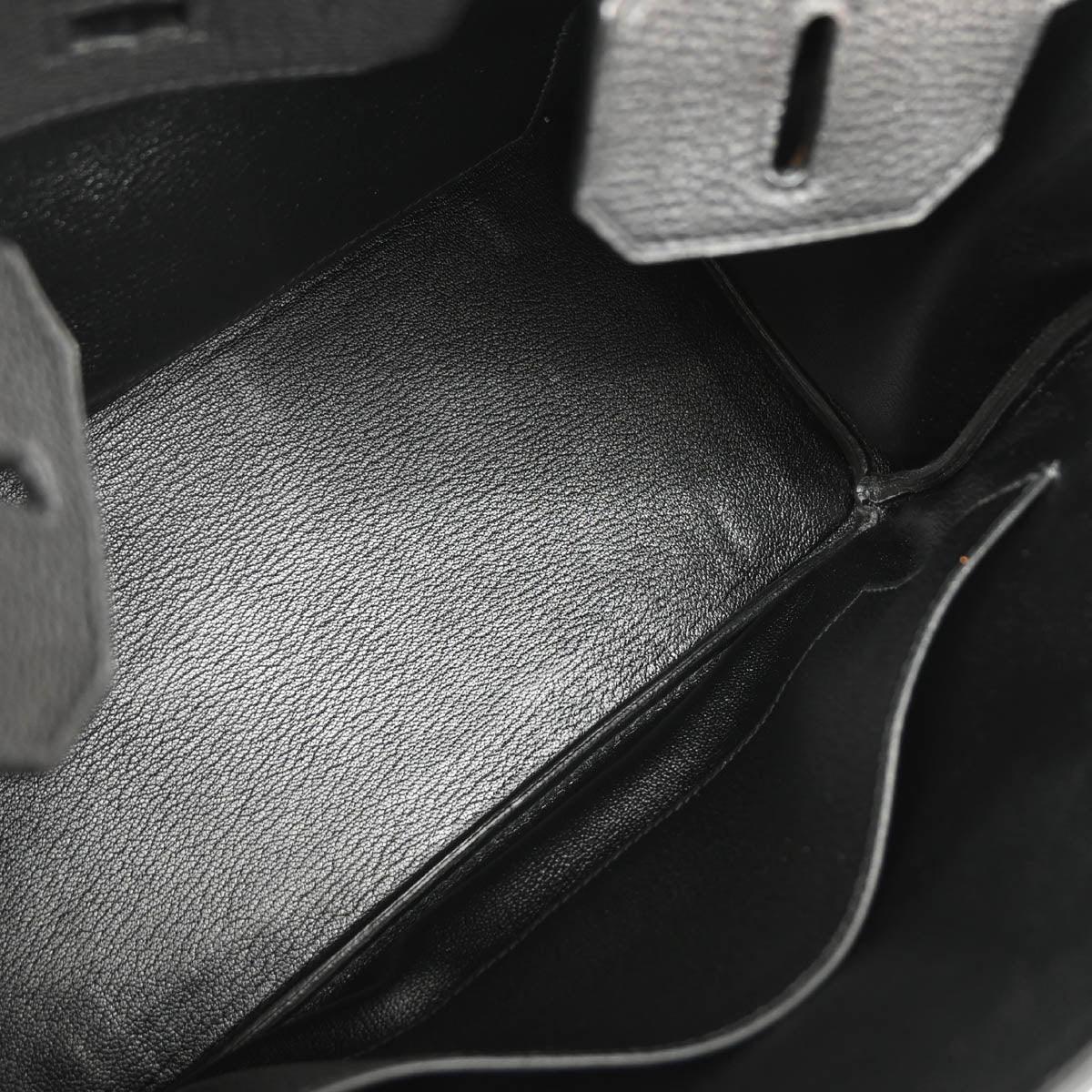 Hermes 2005 Black Togo Birkin 30 Handbag
