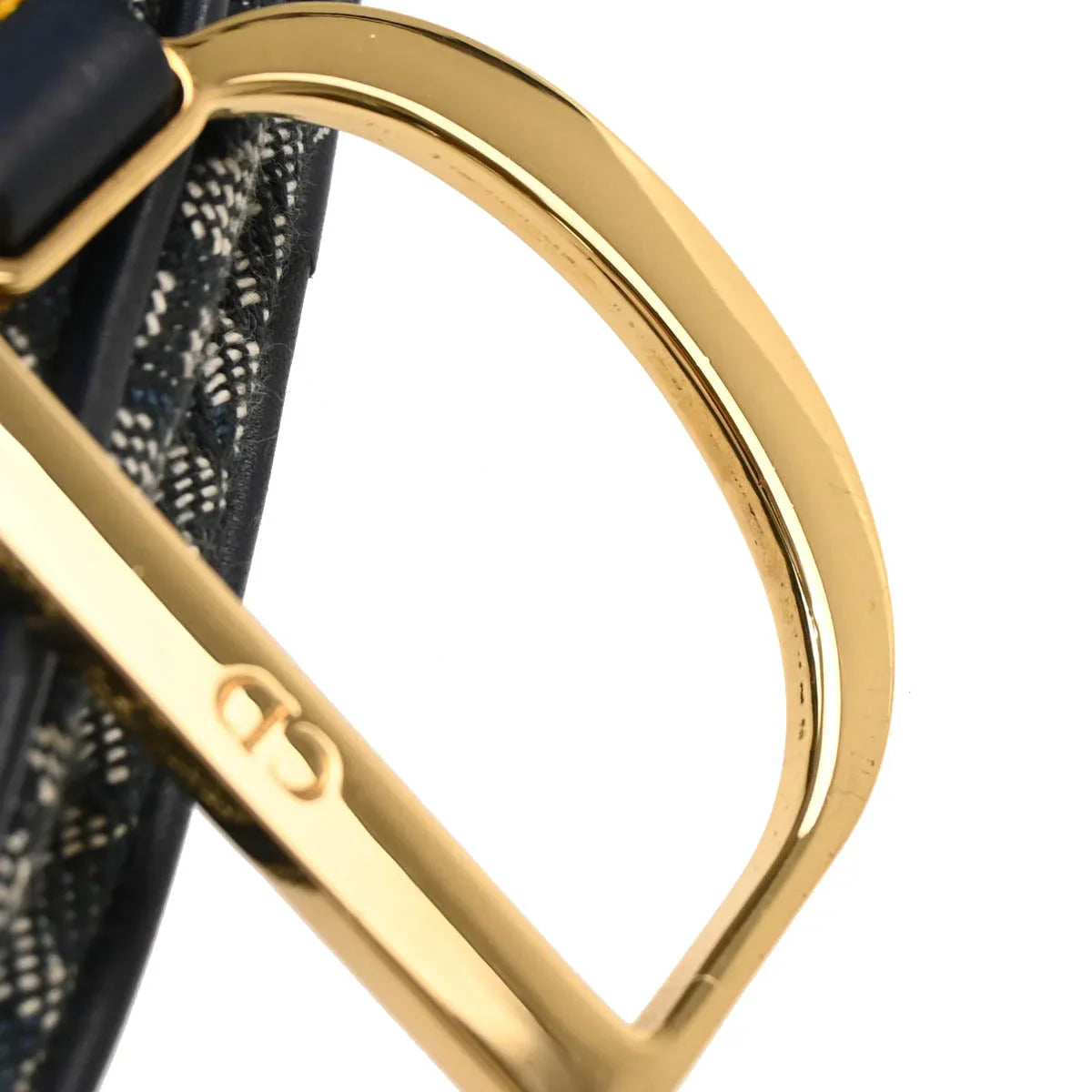 Christian Dior Navy Trotter Saddle Handbag