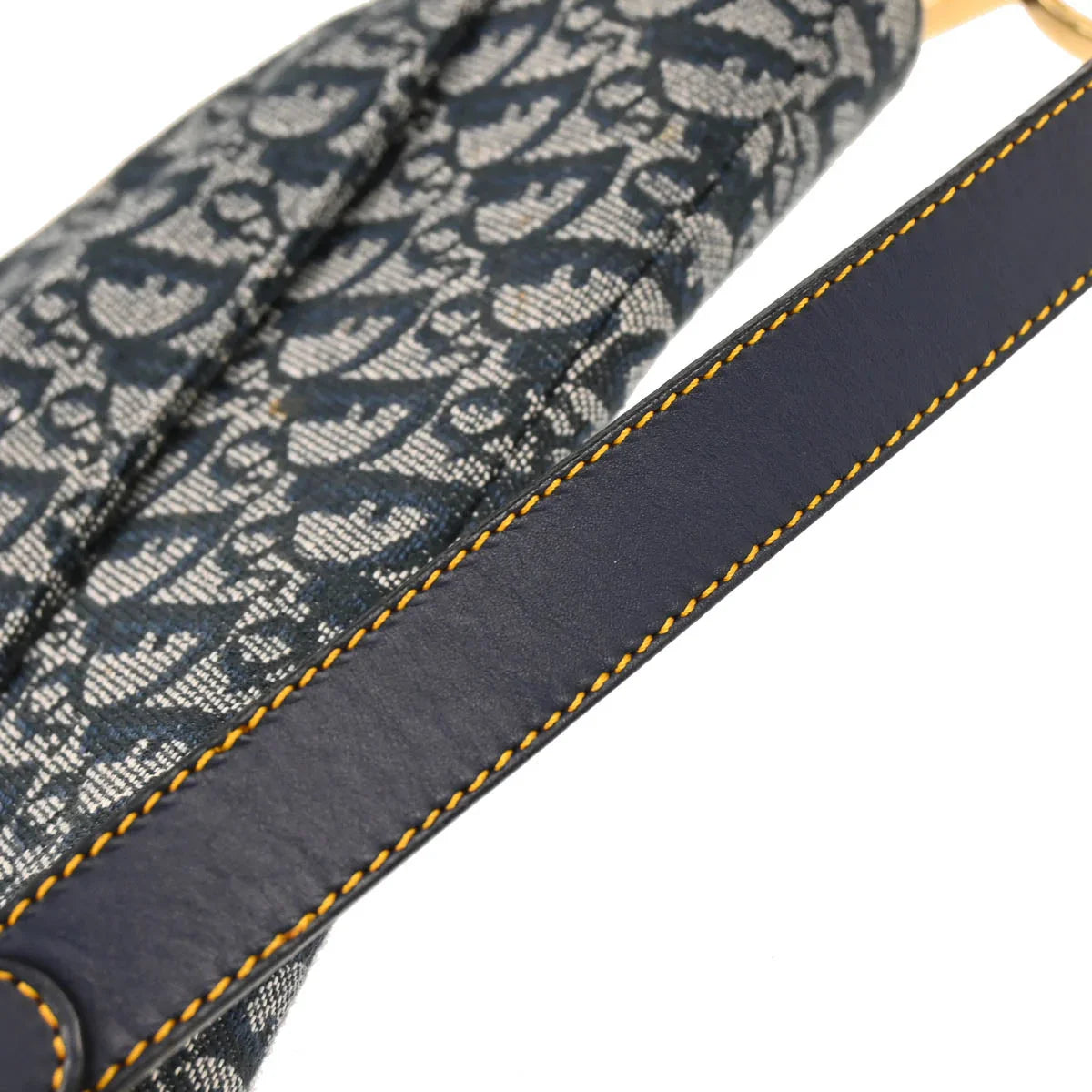 Christian Dior Navy Trotter Saddle Handbag