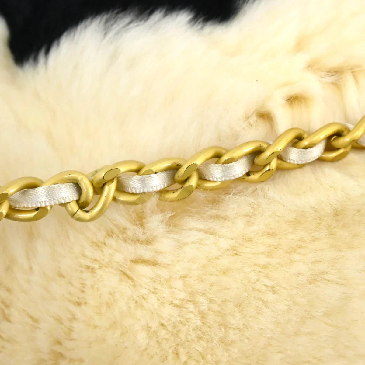 Chanel 2001 Rabbit Fur Hand Muff Bag