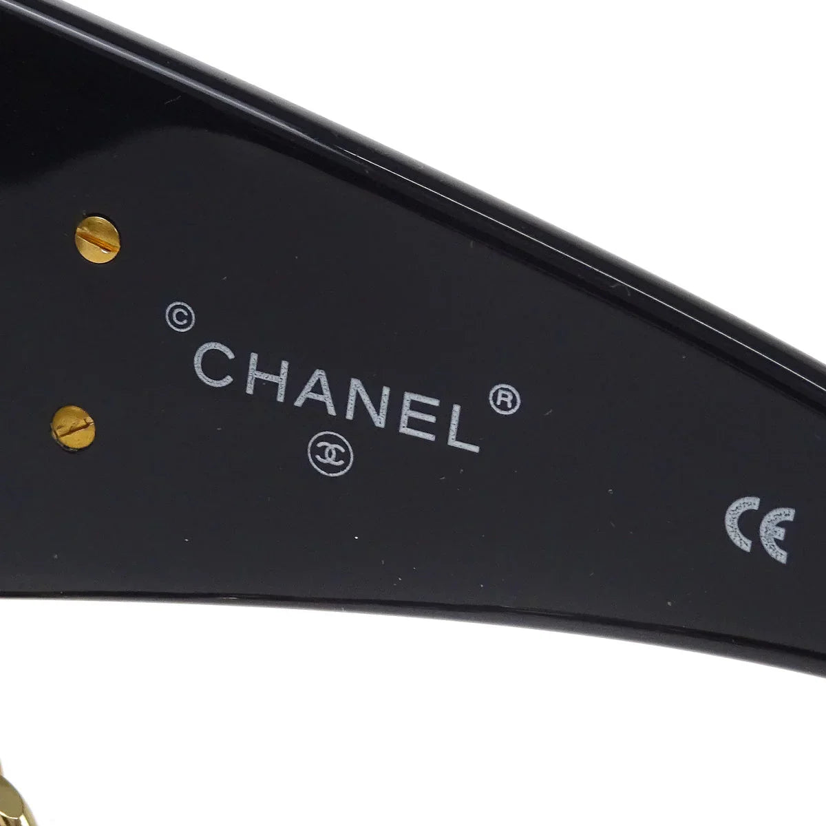 Chanel Sunglasses Eyewear Black Small Good
