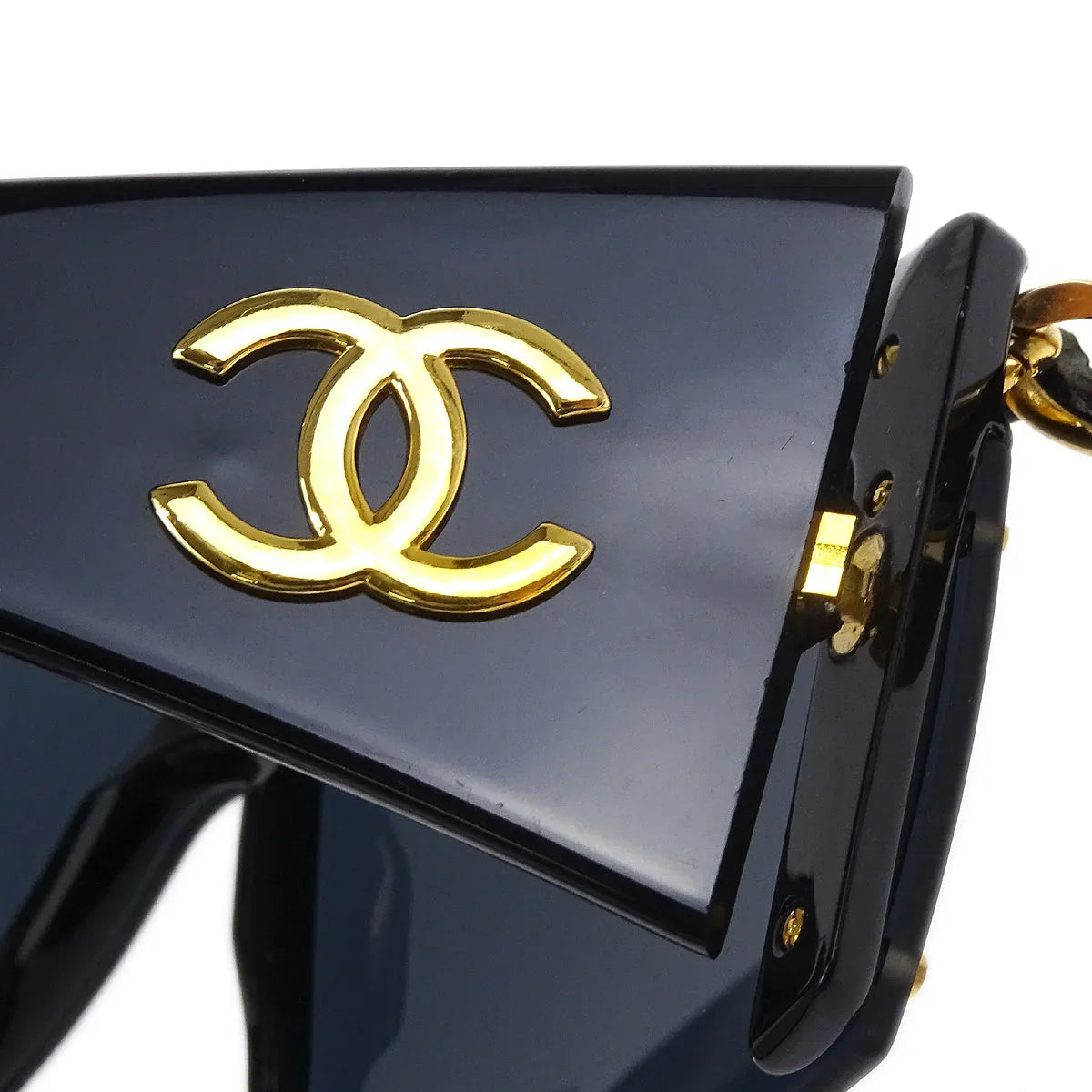 Chanel Sunglasses Eyewear Black Small Good