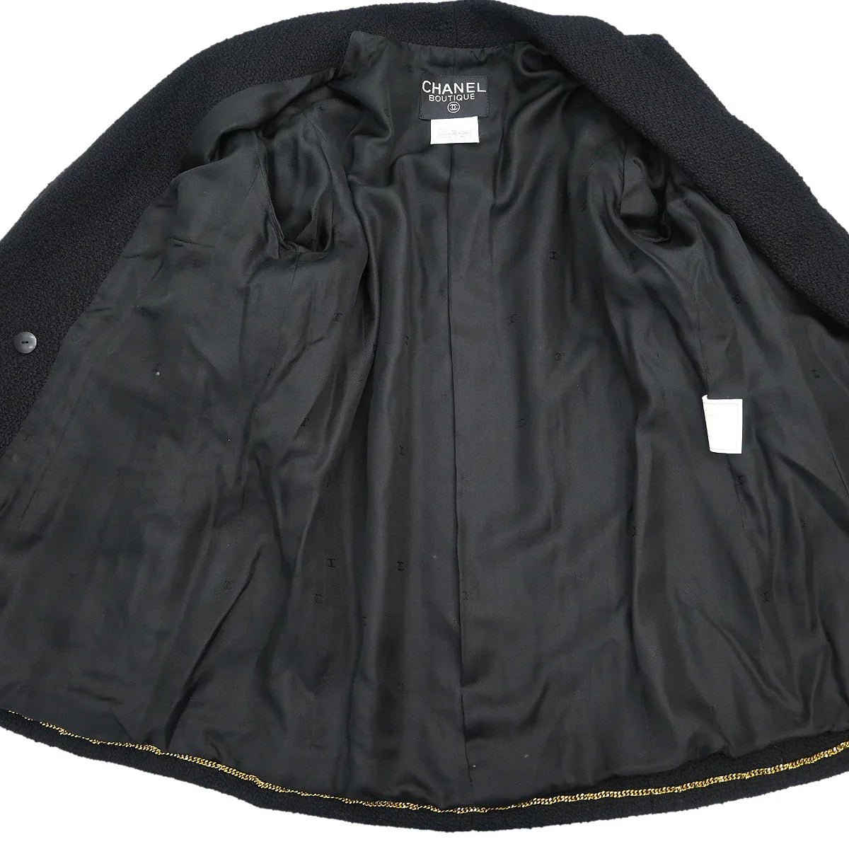 Chanel 1995 Double Breasted Jacket Black #40