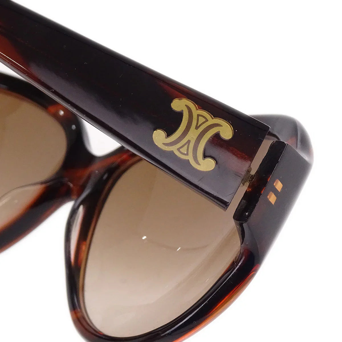 Celine Sunglasses Eyewear Brown Small Good