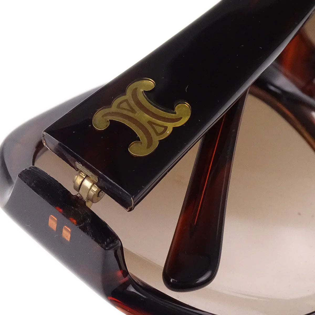 Celine Sunglasses Eyewear Brown Small Good