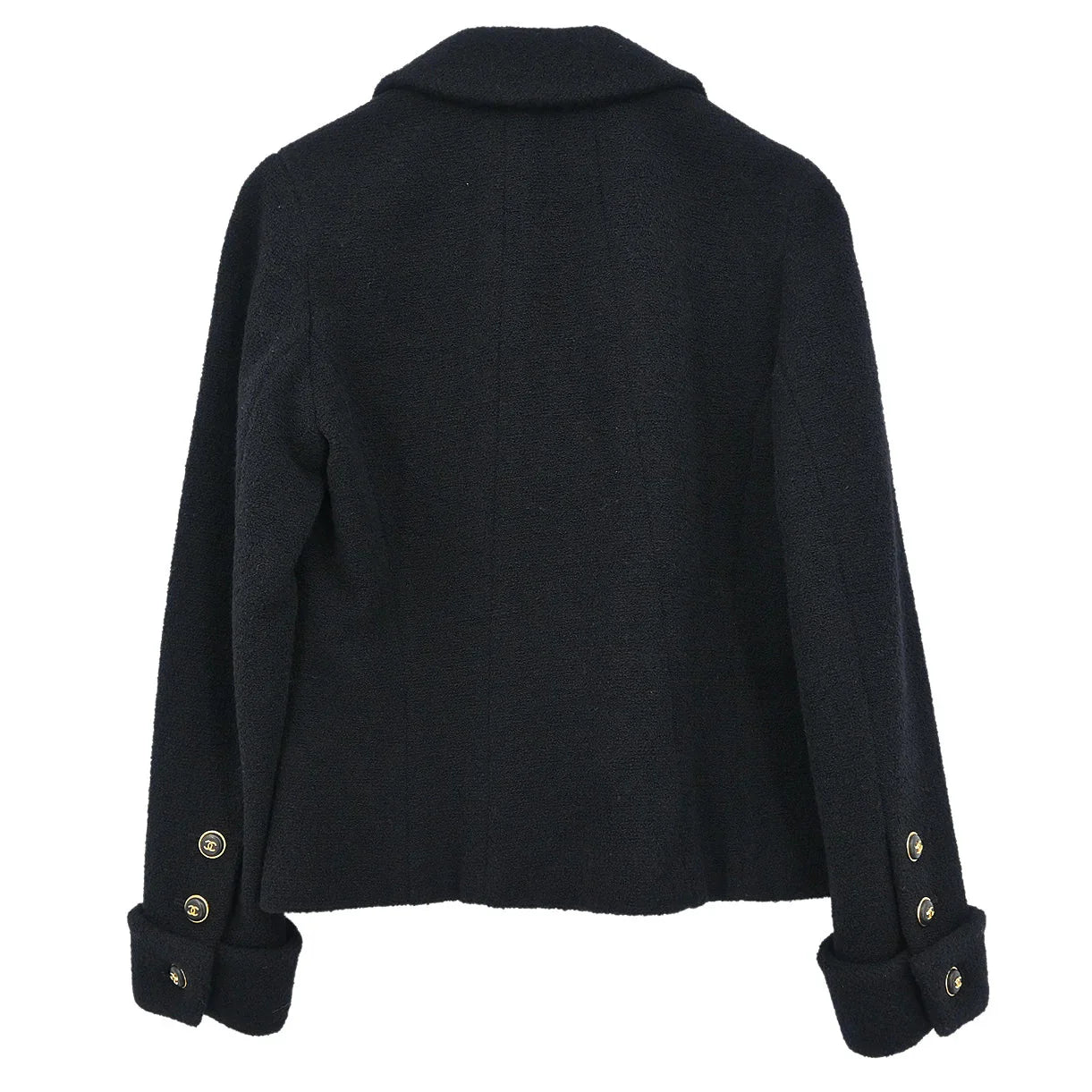 Chanel 1995 Double Breasted Jacket Black #34