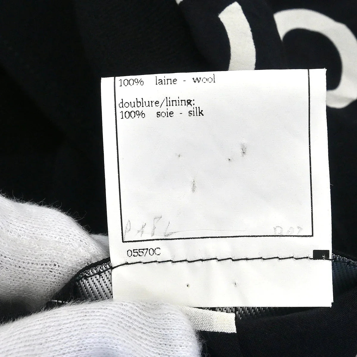 Chanel 1997 Double Breasted Jacket Black #44