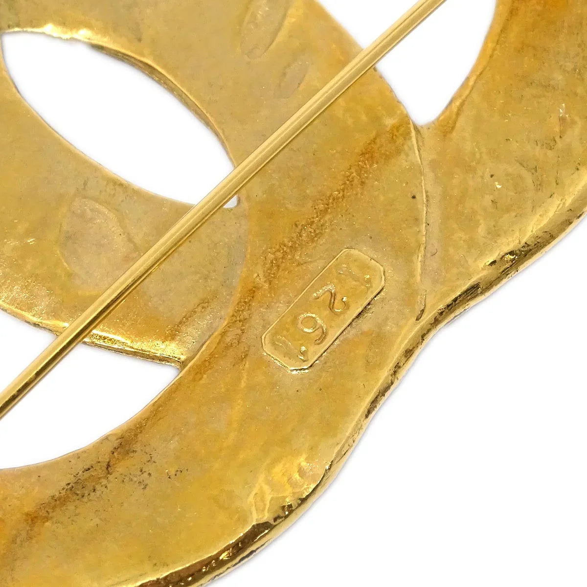 Chanel CC Brooch Pin Gold 29/1261