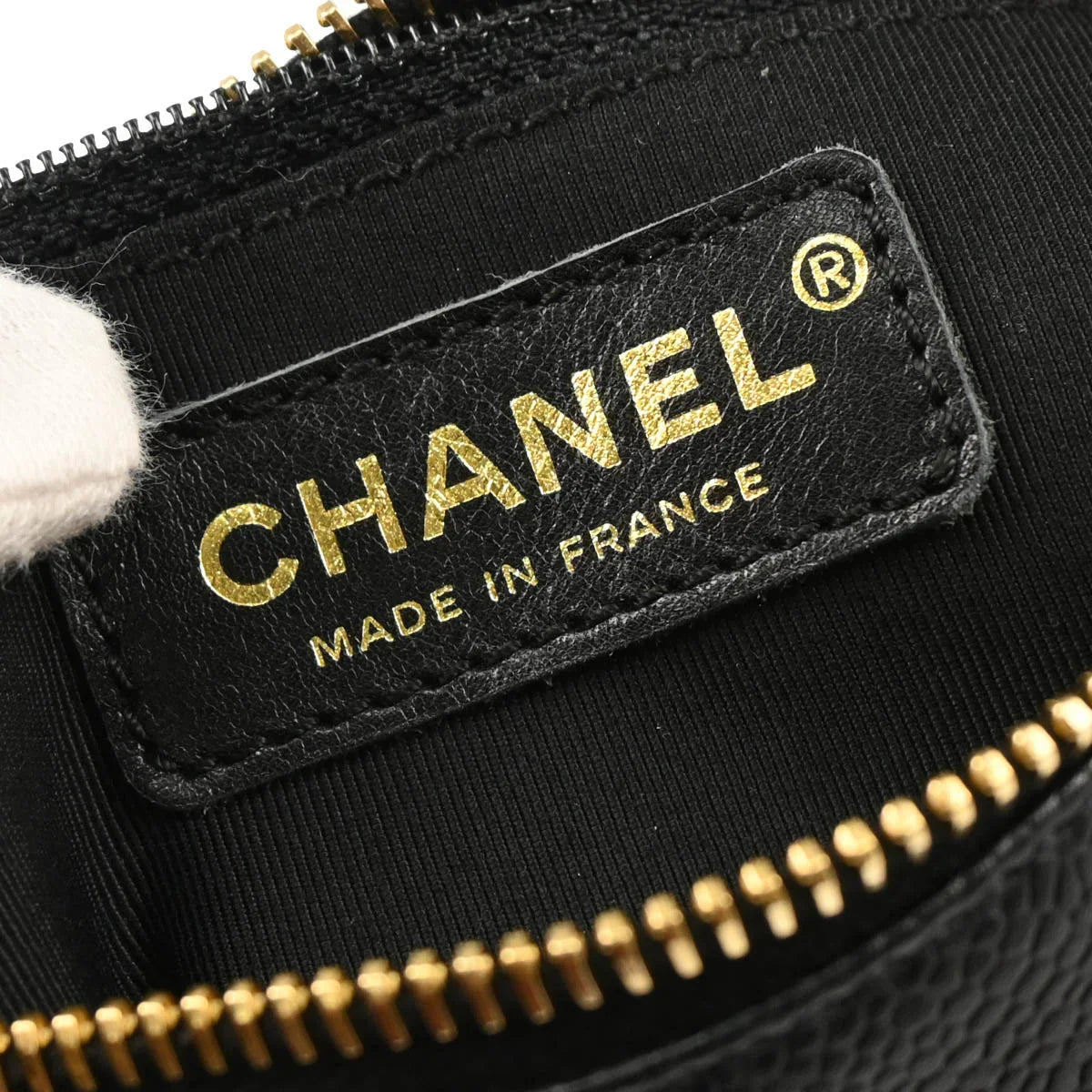 Chanel 2004-2005 Black Caviar Shoulder Bag