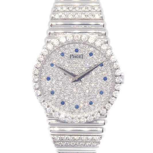 Piaget Tradition Ref.9706G505 Manual-winding Watch 18KWG Diamond Sapphire