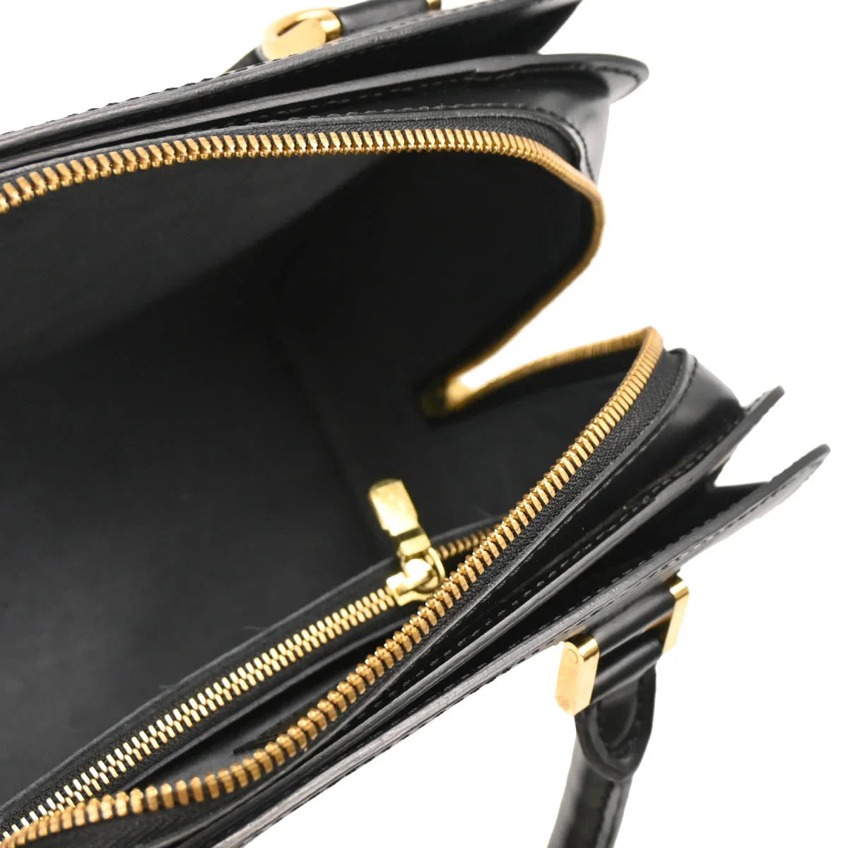 Louis Vuitton 2002 Black Epi Pont Neuf Handbag M52052